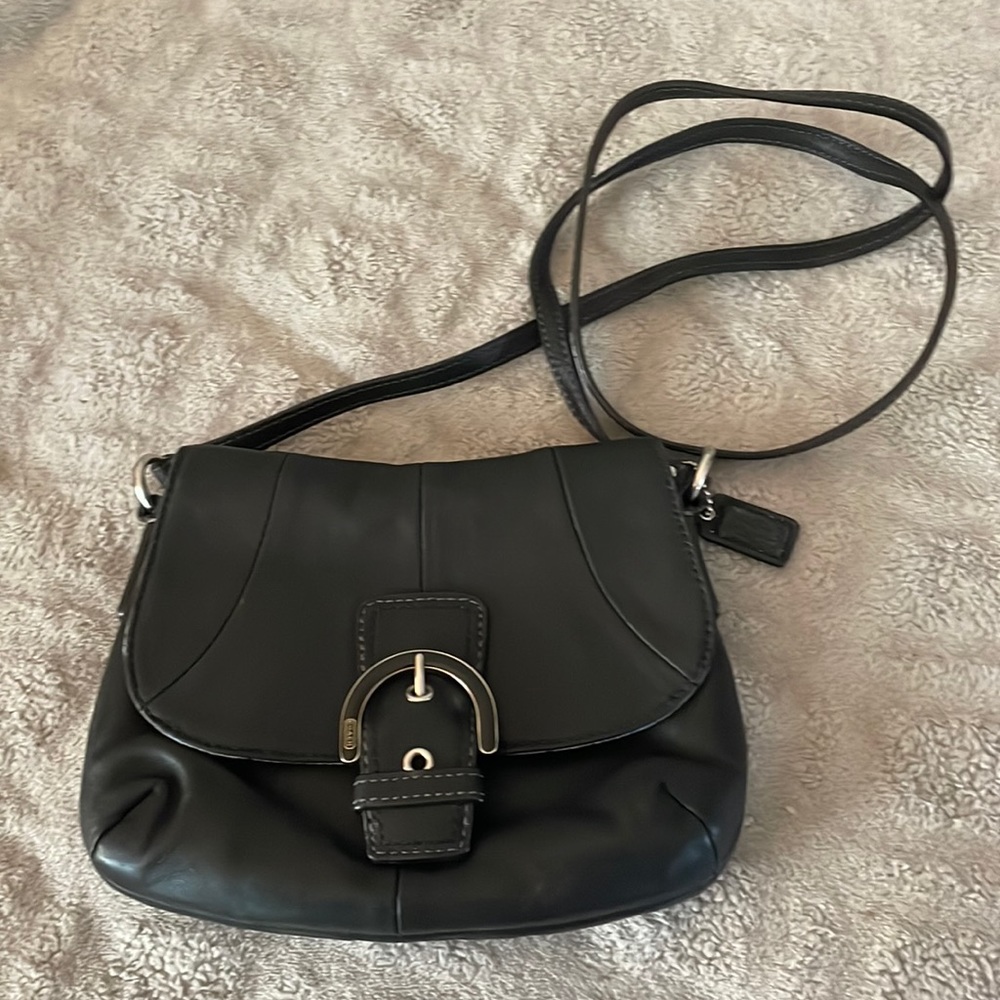 Coach Black Satchel Bag
